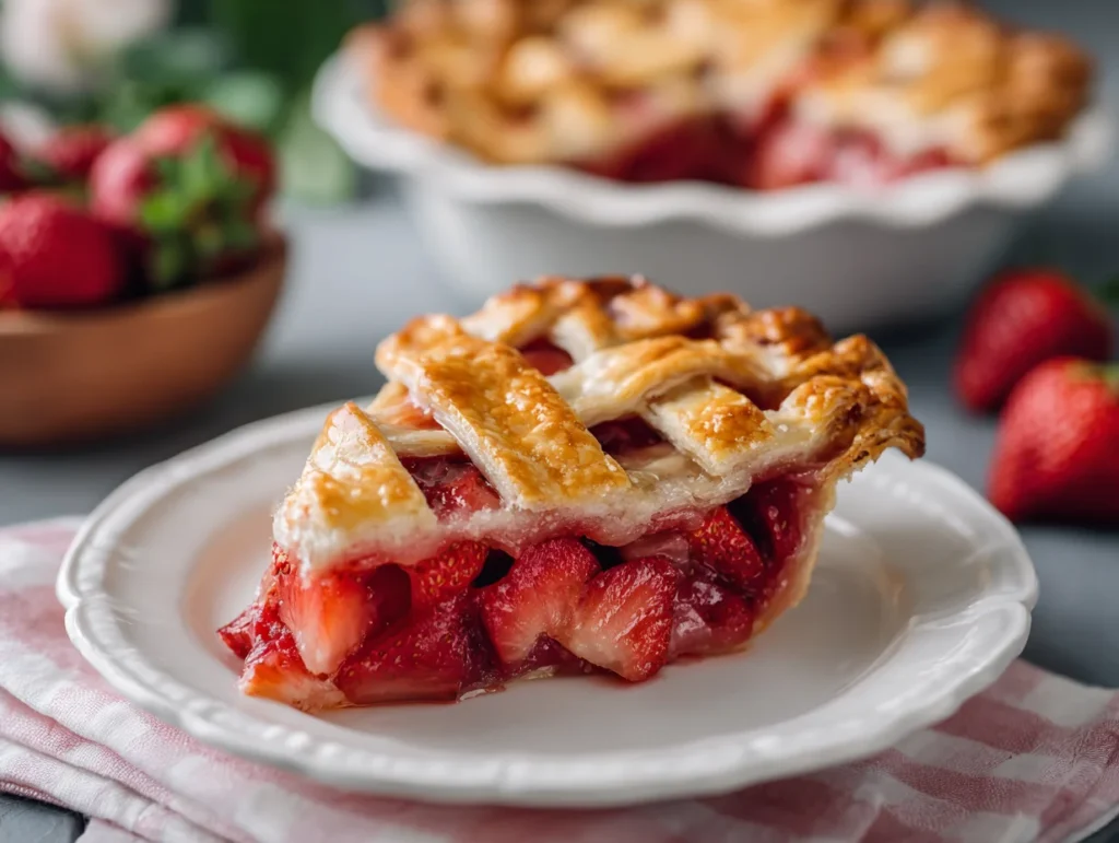 strawberry rhubarb pie