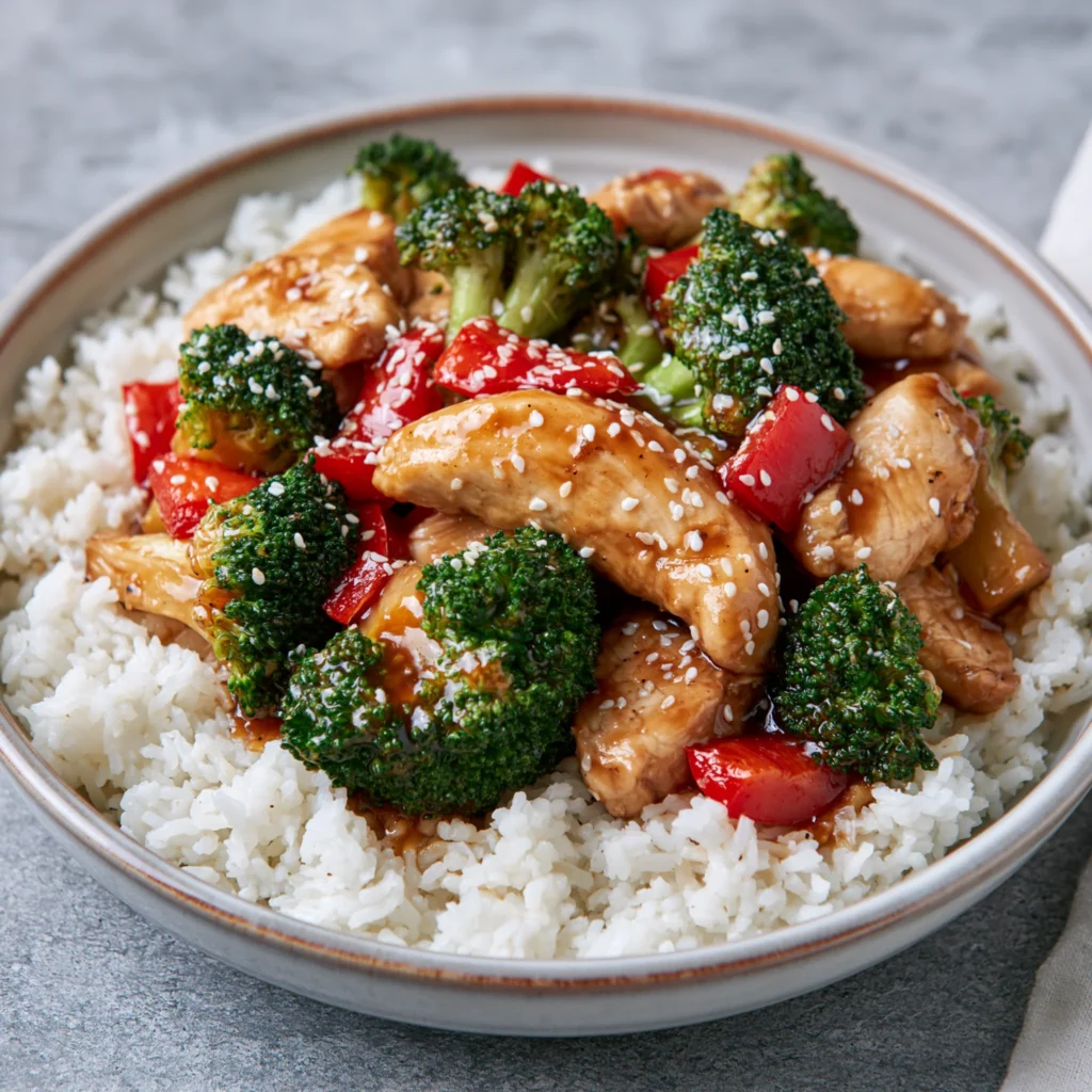 teriyaki chicken stir fry