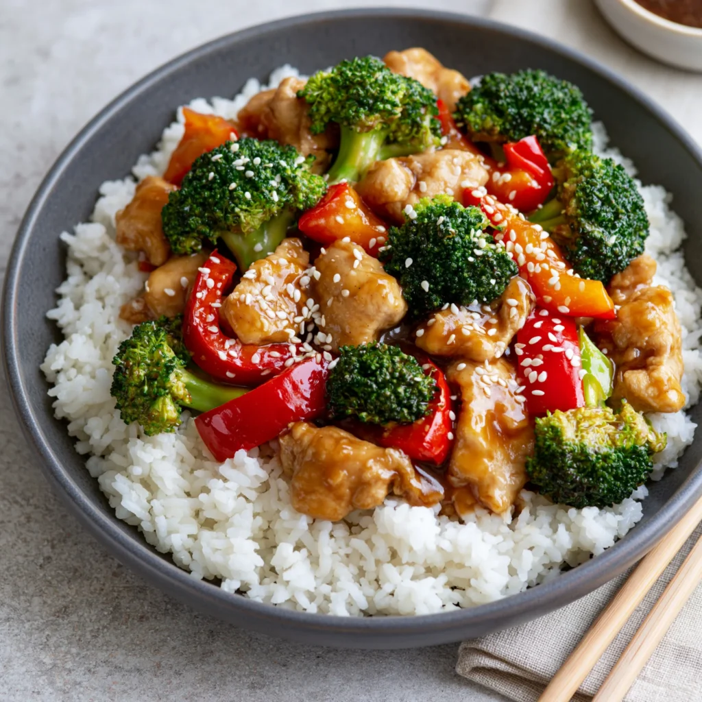 teriyaki chicken stir fry