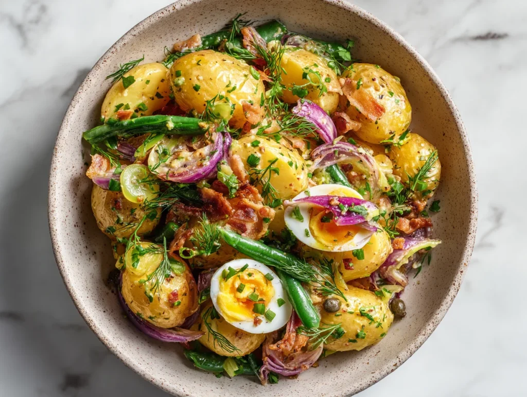 warm potato salad
