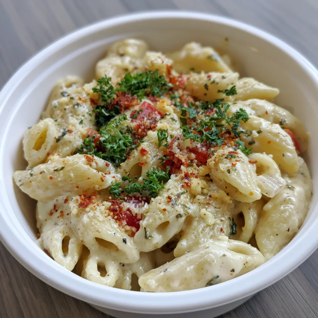 white sauce pasta