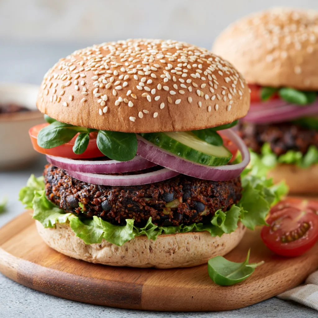 Black Bean Veggie Burger