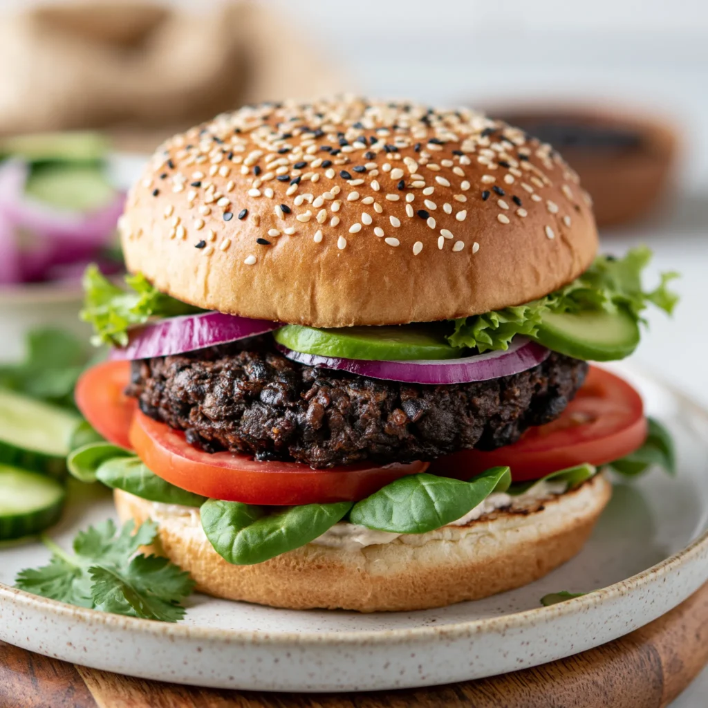 Black Bean Veggie Burger
