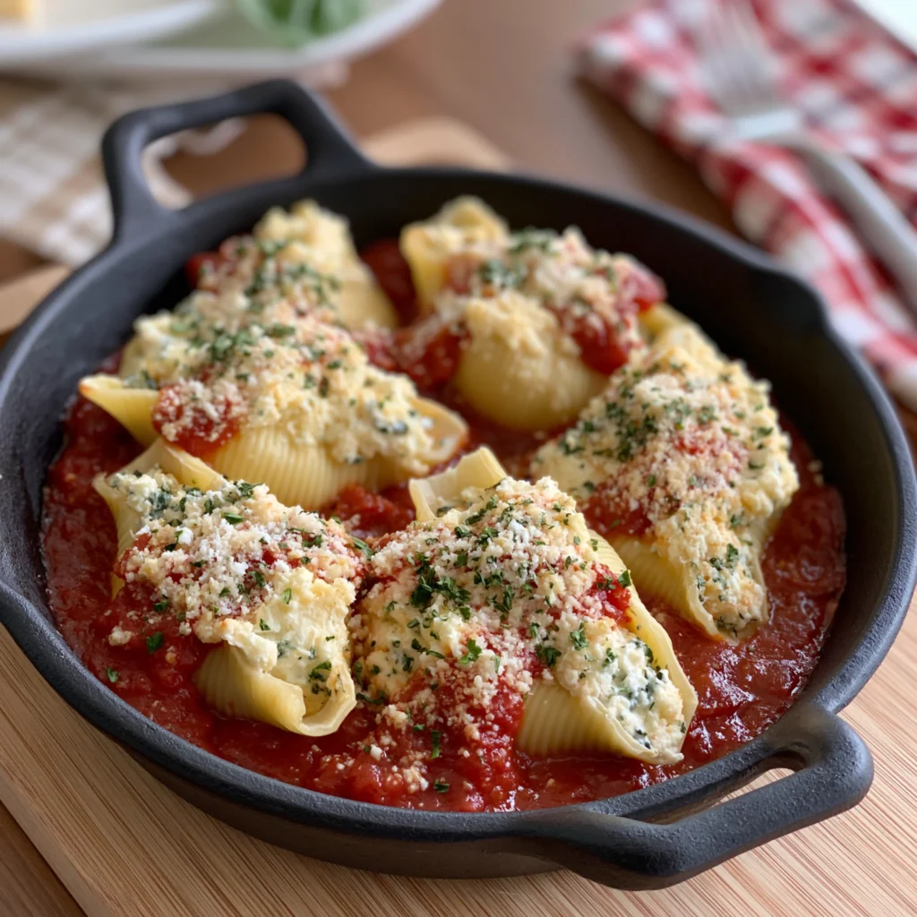 Easy Stuffed Shells Ricotta