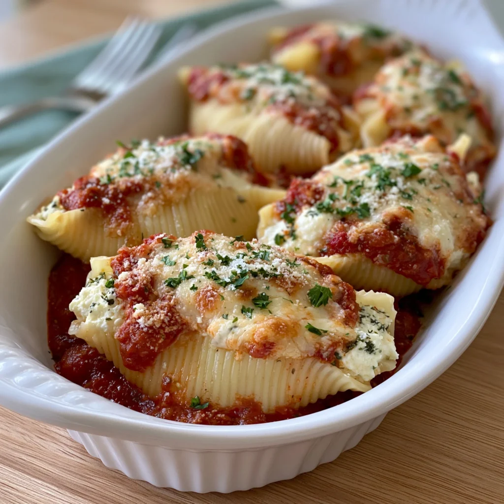 Easy Stuffed Shells Ricotta
