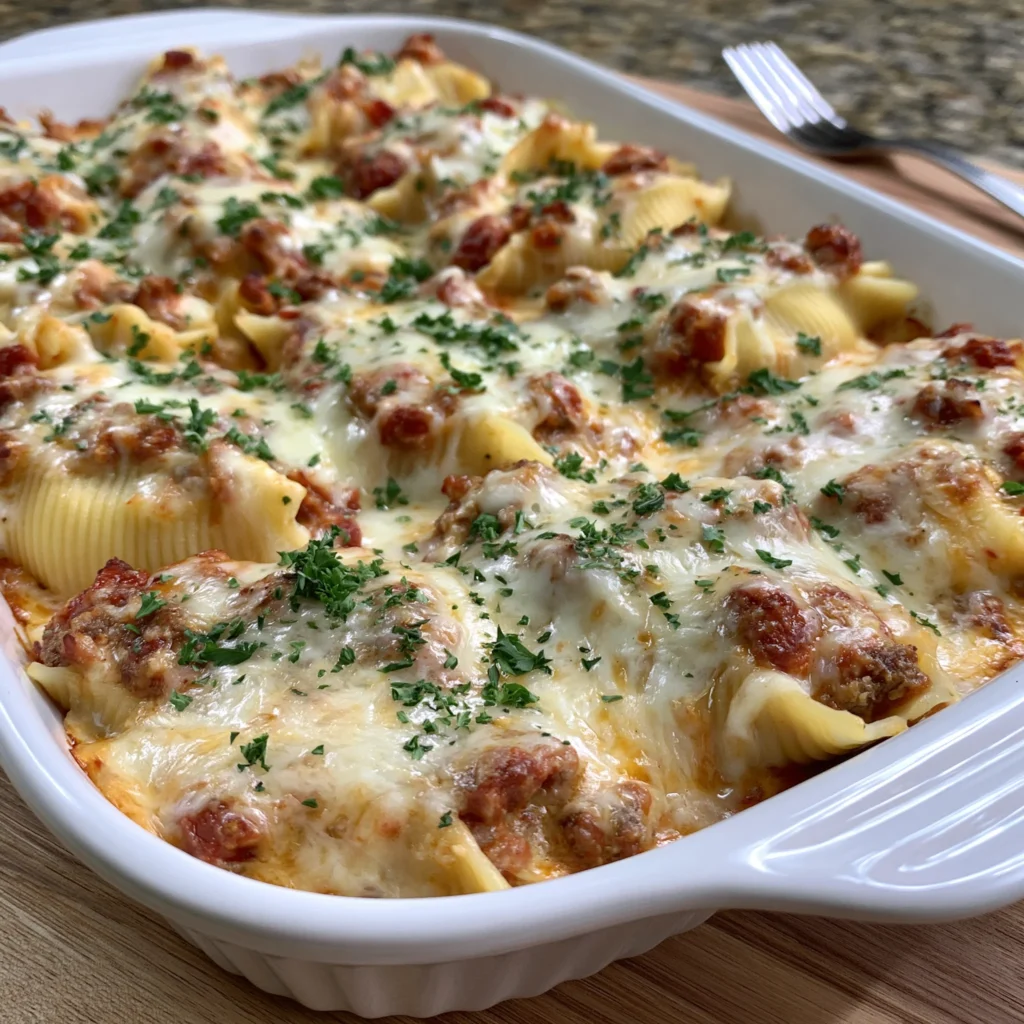 Easy Stuffed Shells With Meat
