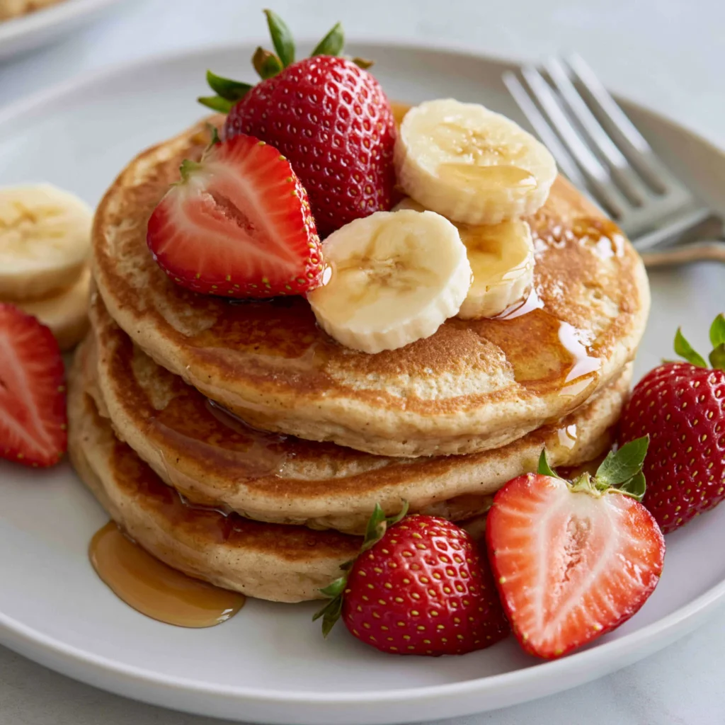 Strawberry Banana Pancakes