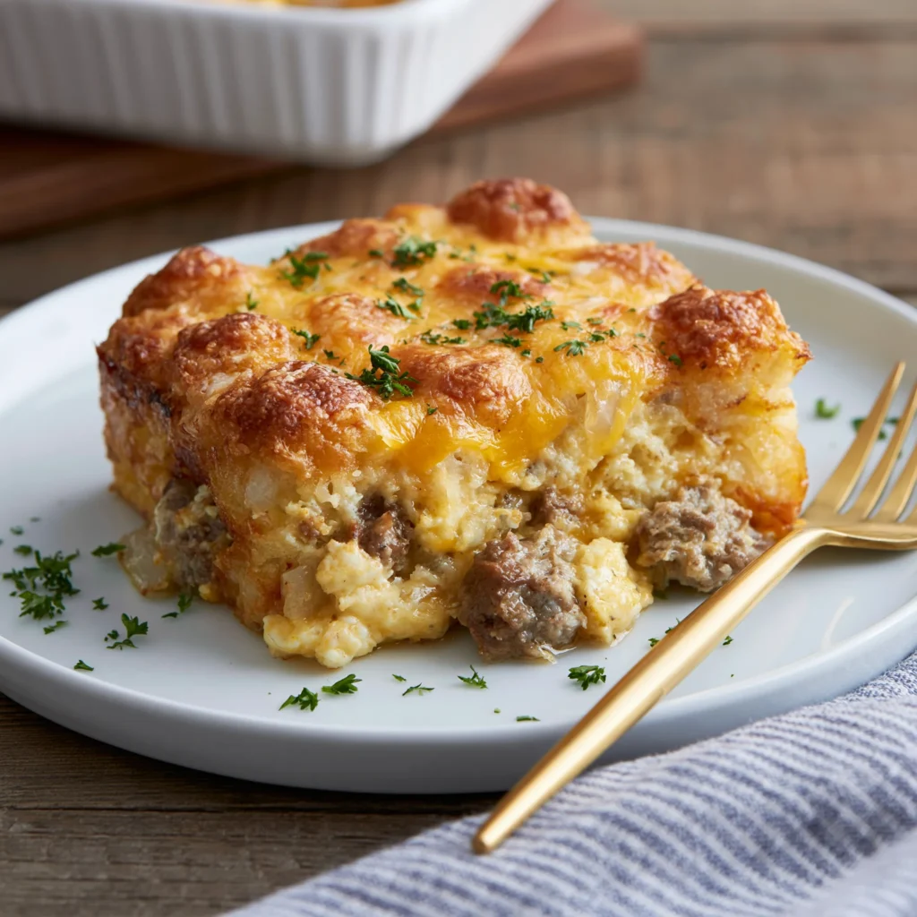Tater Tot Breakfast Casserole
