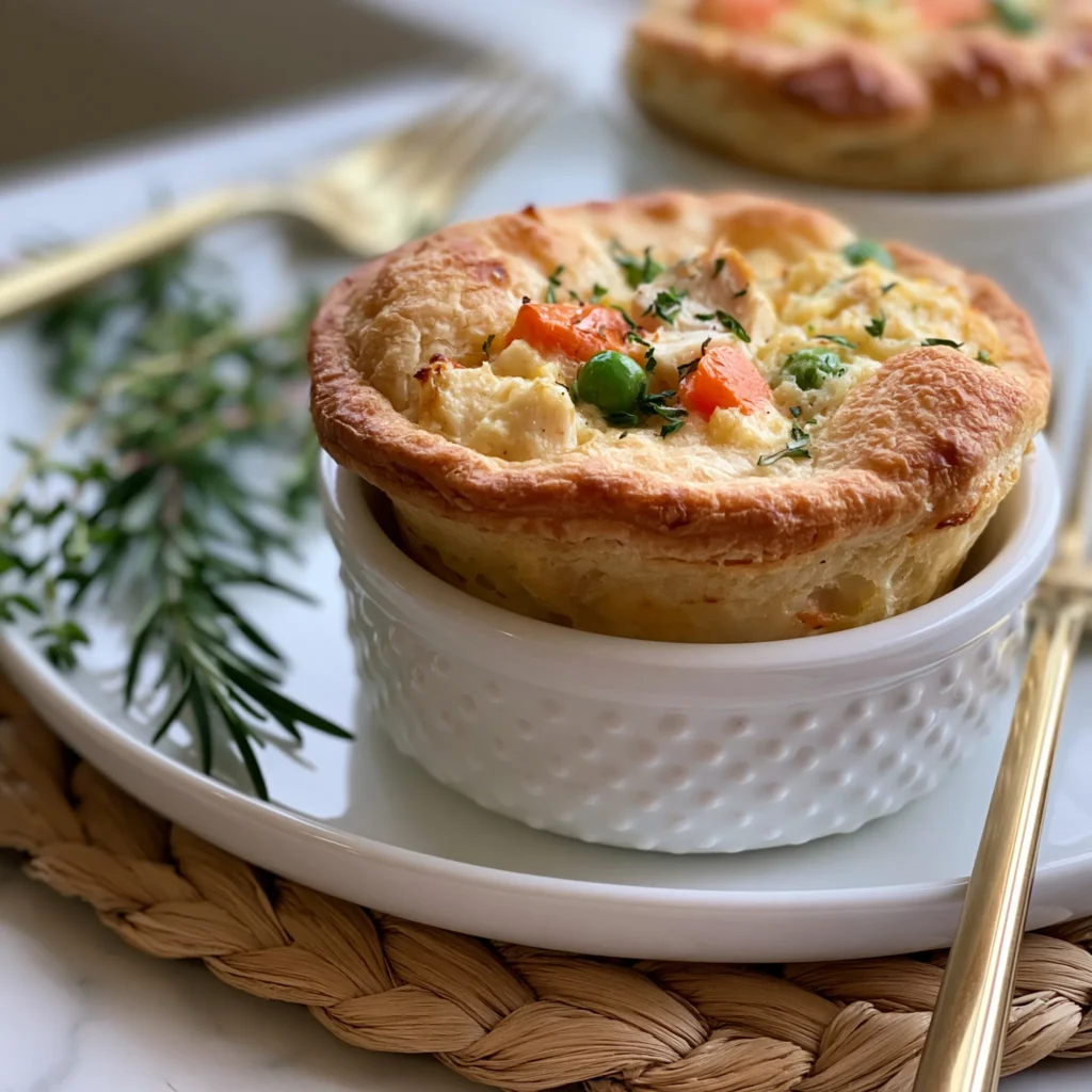 easy mini chicken pot pies