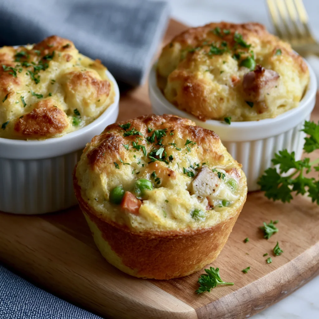 easy mini chicken pot pies