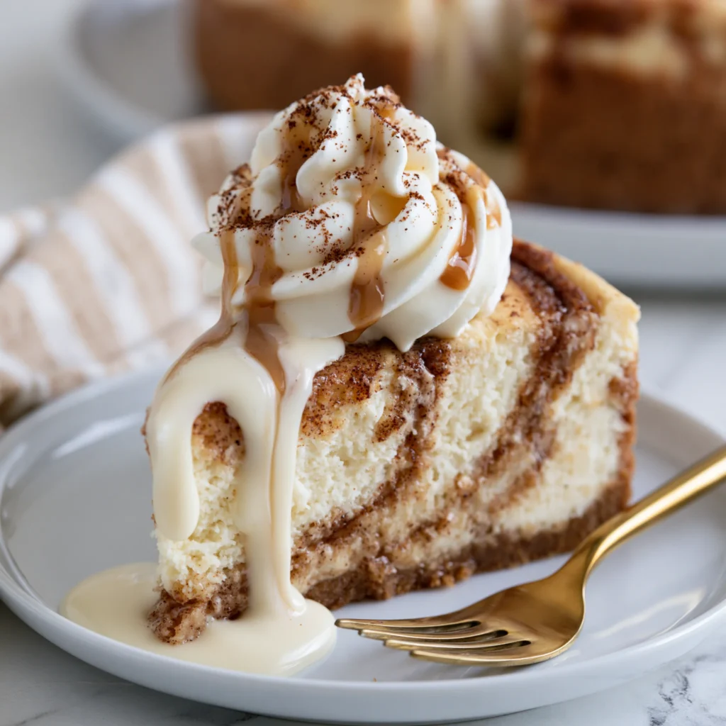 cinnamon roll cheesecake