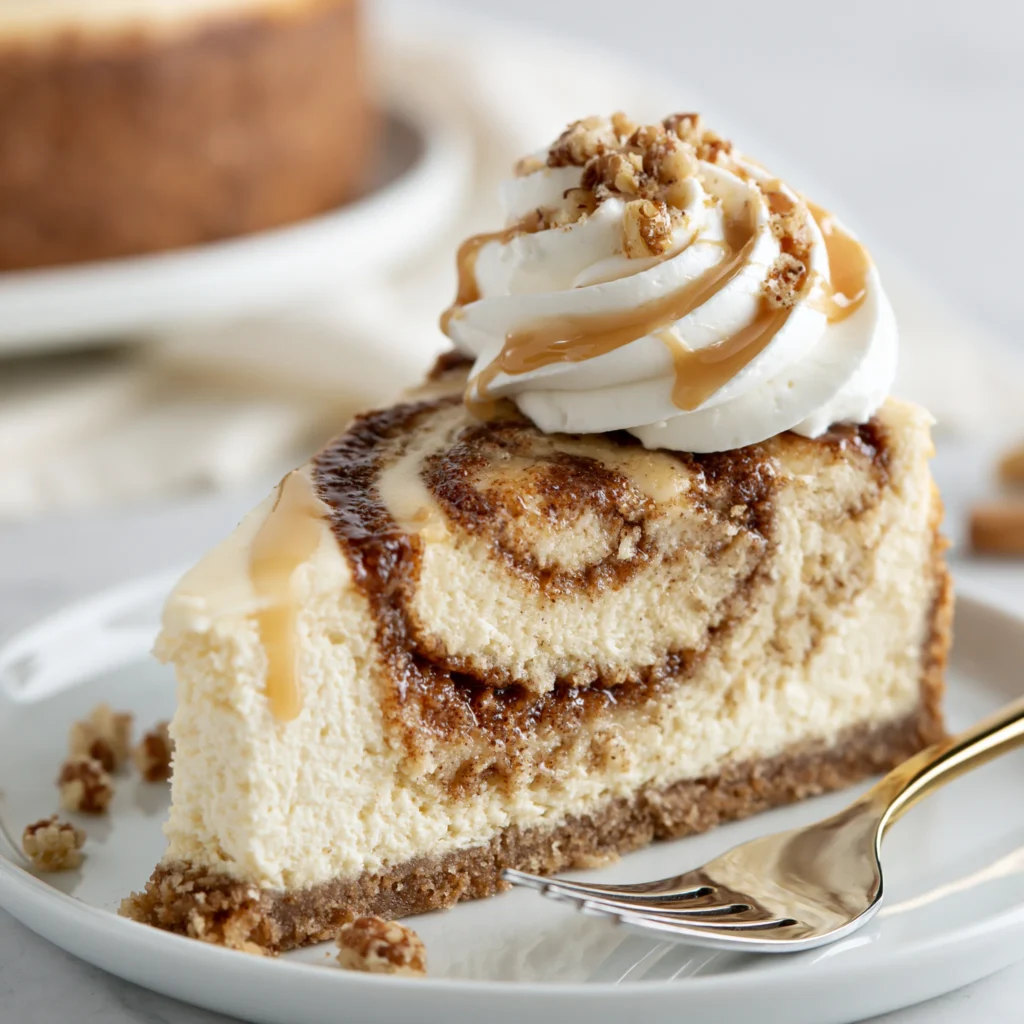cinnamon roll cheesecake