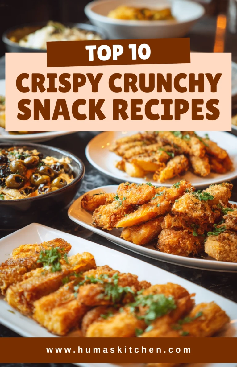 Top 10 Crispy Crunchy Snack Reciopes