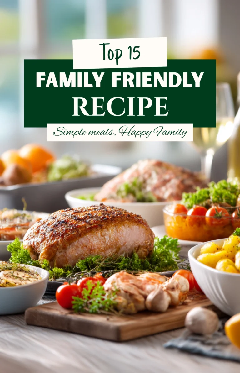 top 15 family friendly recipes