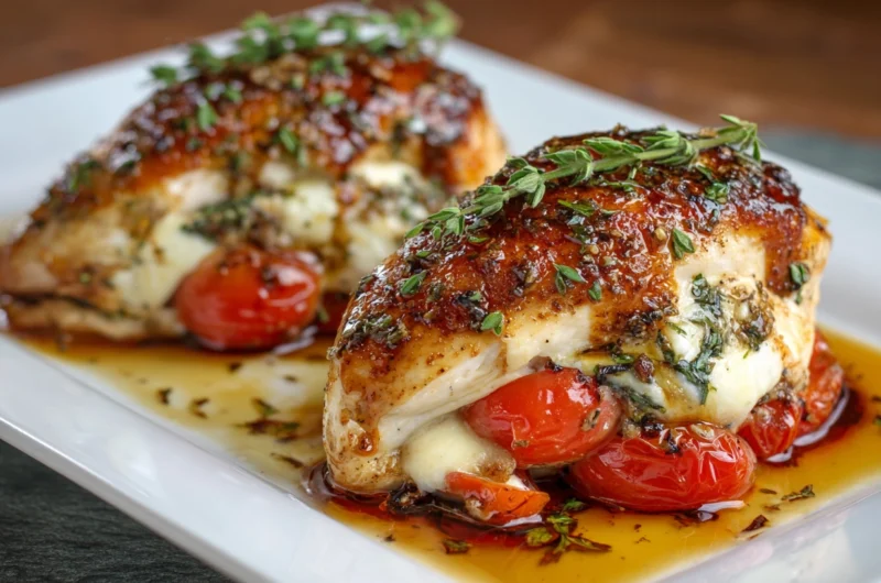 Caprese Stuffed Chicken