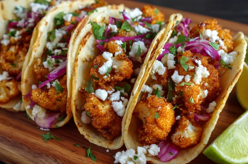 Air Fryer Cauliflower Tacos