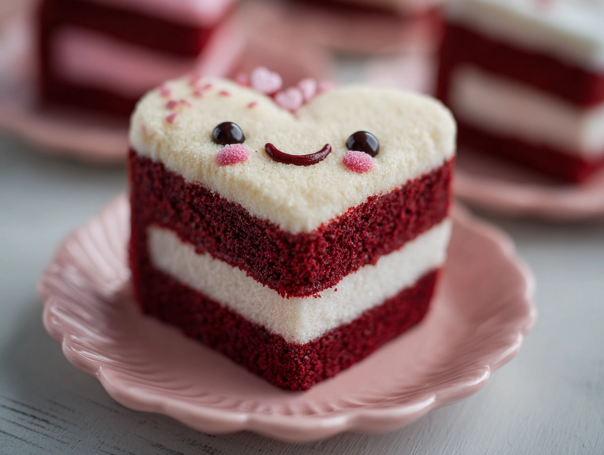 Delicious and Cute Red Velvet Bento Cake Recipe