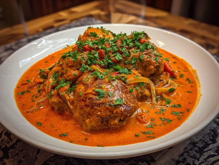Easy Hungarian Chicken Paprikash Recipe.