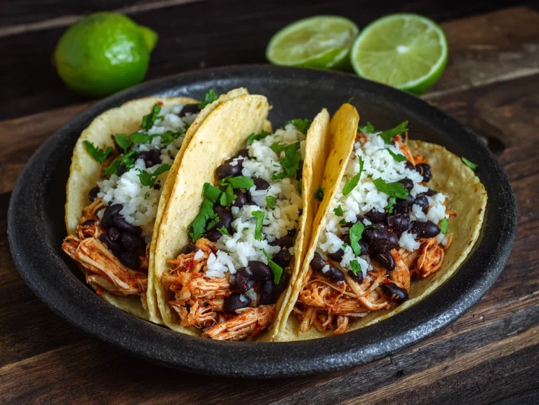 Jackfruit and Black Bean Tacos Recipe..