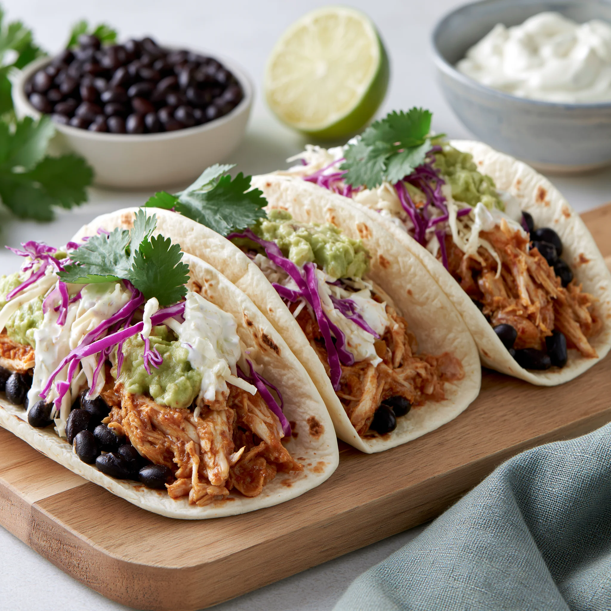 Jackfruit and Black Bean Tacos Recipe