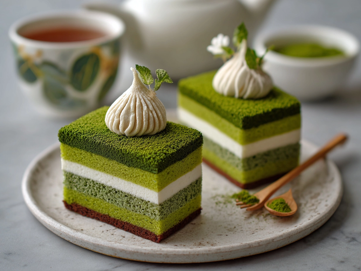 Delicious Matcha Green Tea Bento Cake Recipe