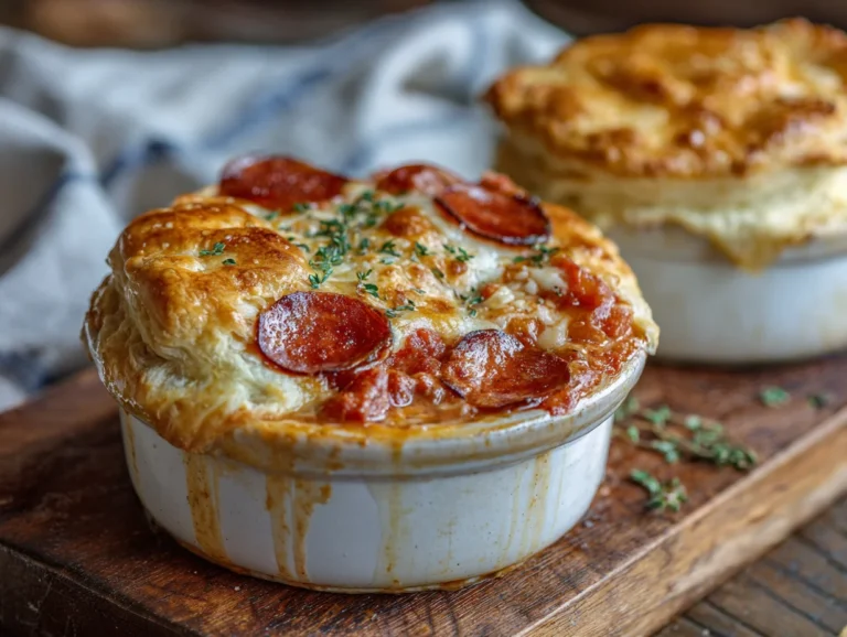 Quick and Easy Pizza Pot Pie Recipe..