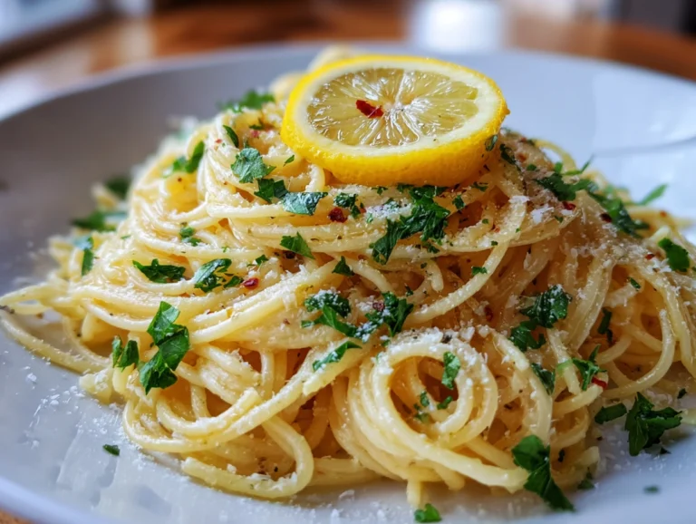 Creamy Lemon Garlic Pasta Everyone Loves..