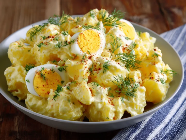 Easy Potato Salad Recipe with Egg.