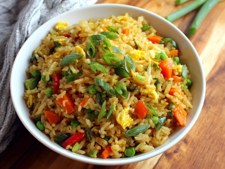 Easy Vegetarian Fried Rice Recipe.
