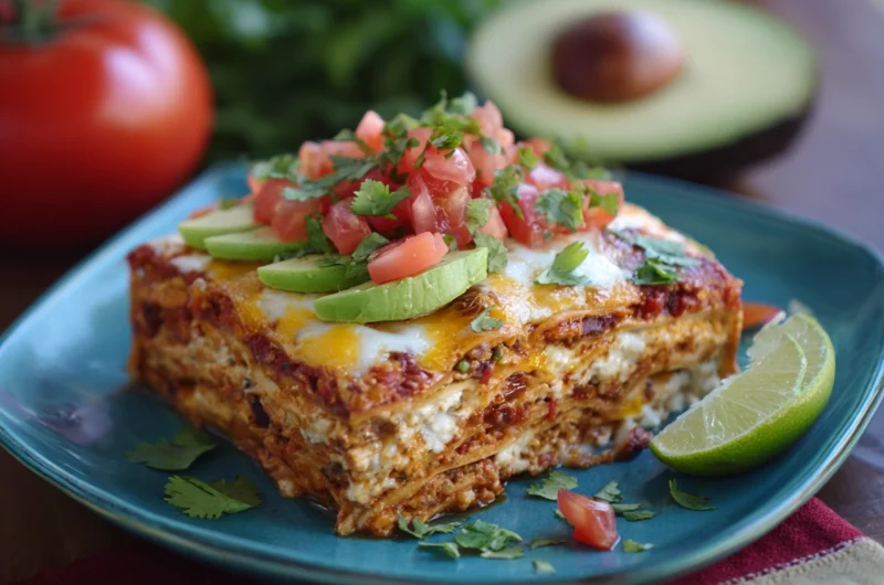 Vegetarian Mexican Lasagna
