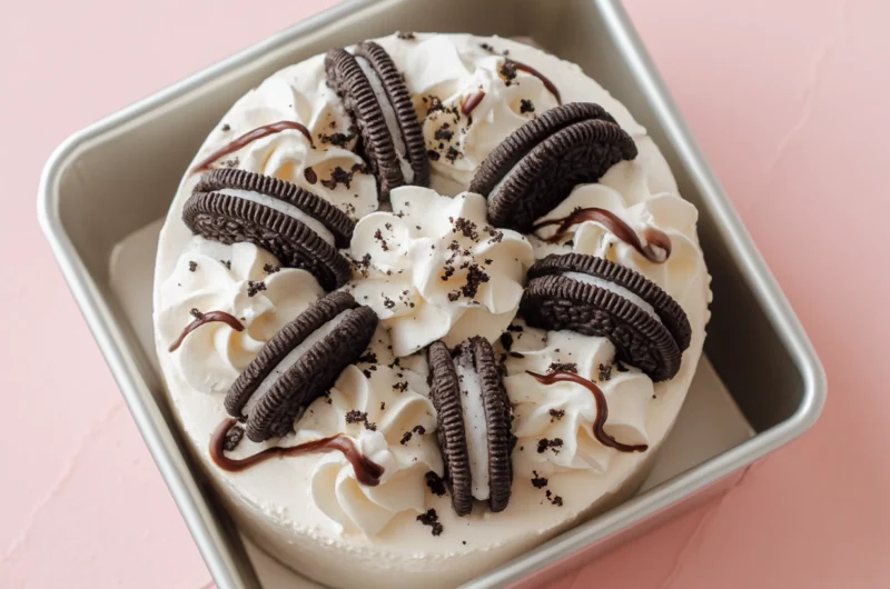 Oreo Cream Bento Cake Recipe