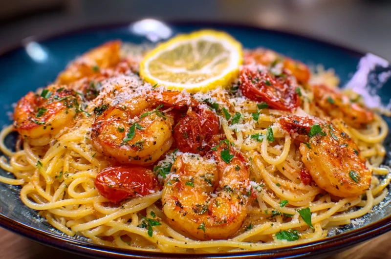 Lemon Shrimp Pasta