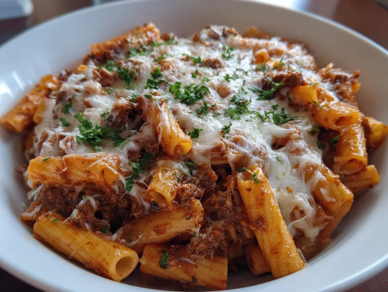 baked ziti crockpot.
