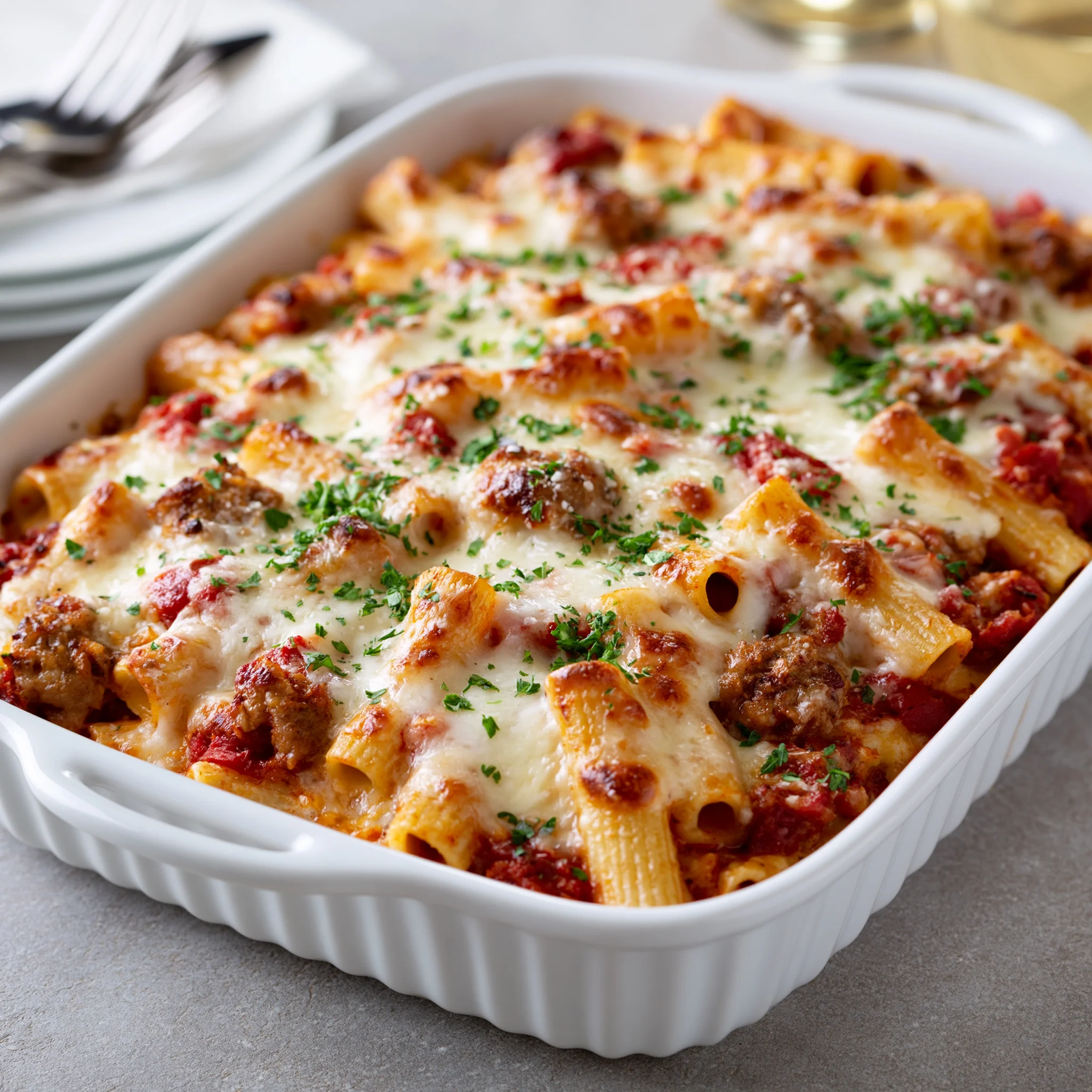 baked ziti with italian sausage