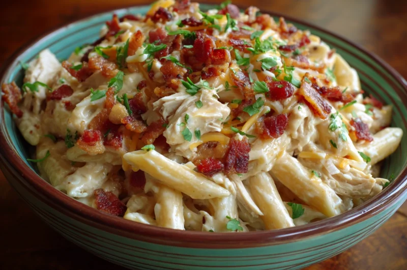 Chicken Bacon Ranch Pasta