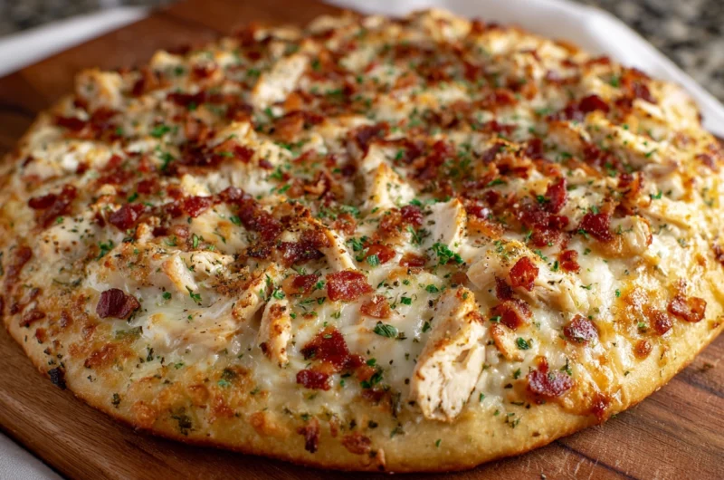 Chicken Bacon Ranch Pizza