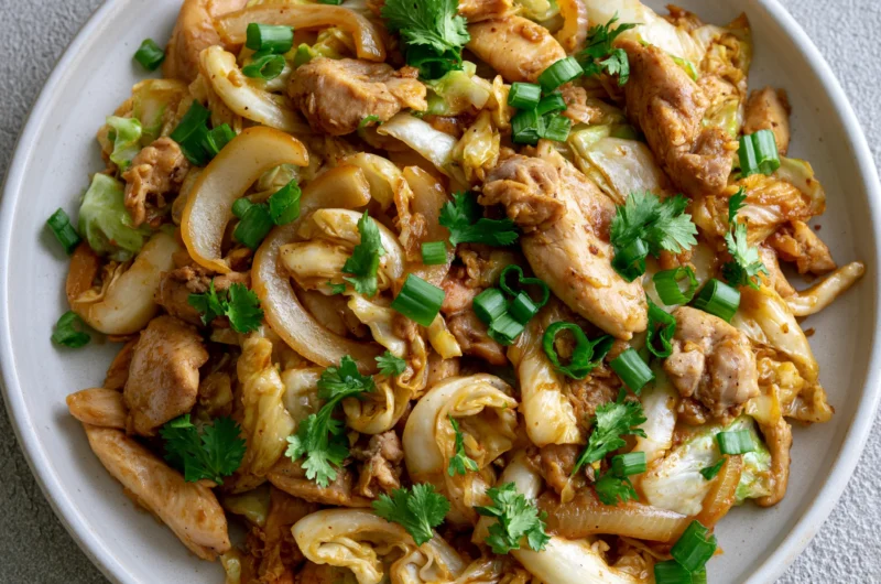Delicious and Homemade Chicken Cabbage Stir Fry To Try Now