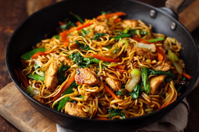 Chicken Stir Fry with Noodles Recipe