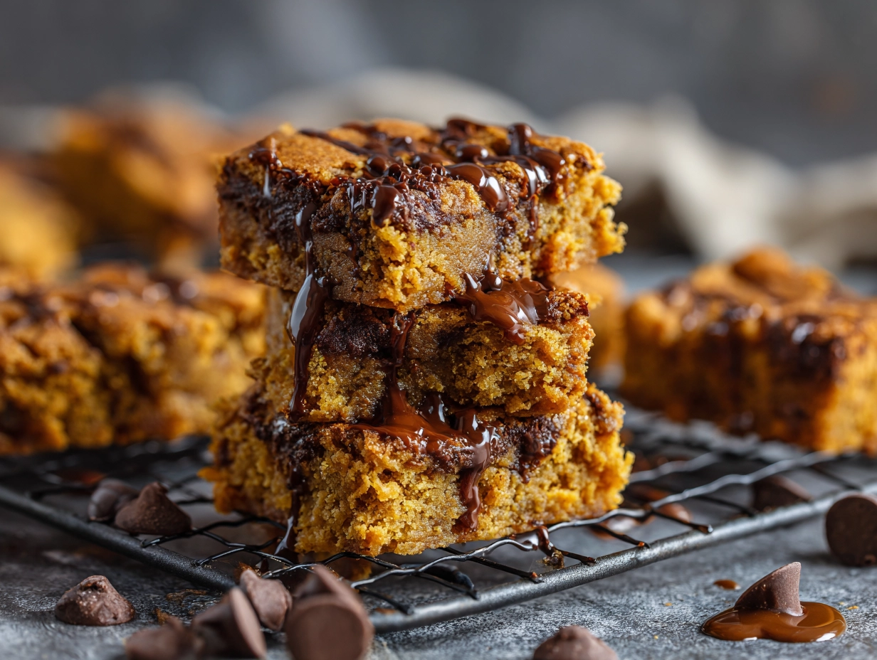 Delicious Chewy Chickpea Blondies Recipe