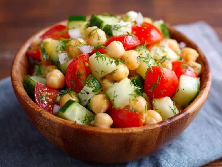 chickpea salad.