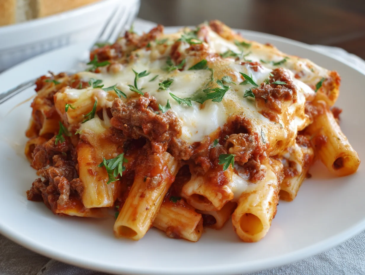 crock pot baked ziti