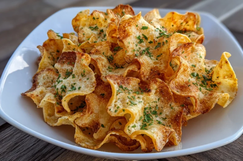 Crispy Pasta Chips