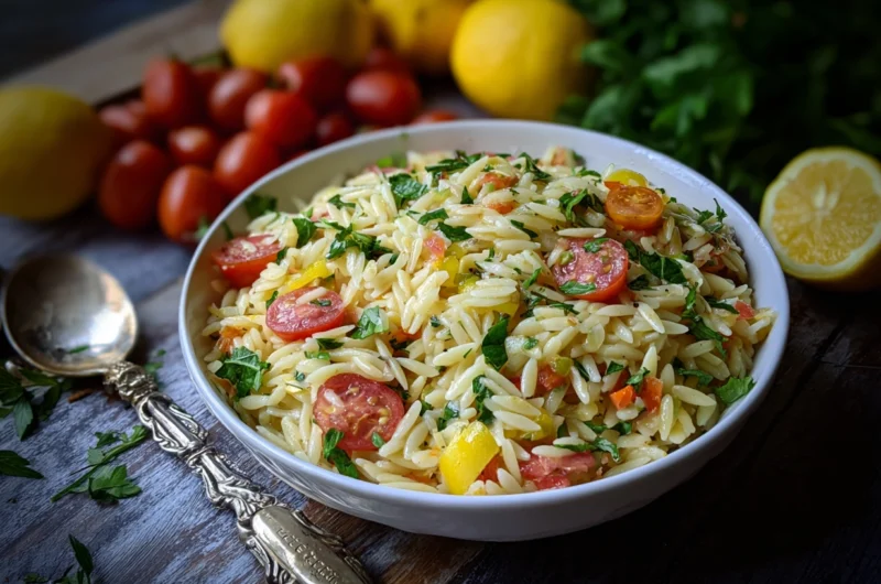 Simple Lemon Orzo Salad Recipe