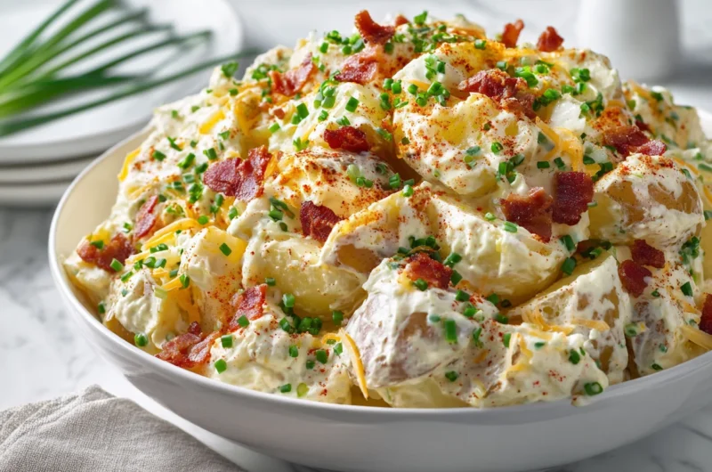 How to Make Loaded Baked Potato Salad Recipe Easily