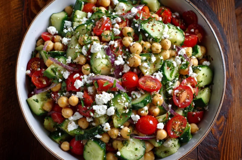 Mediterranean Chickpea Salad