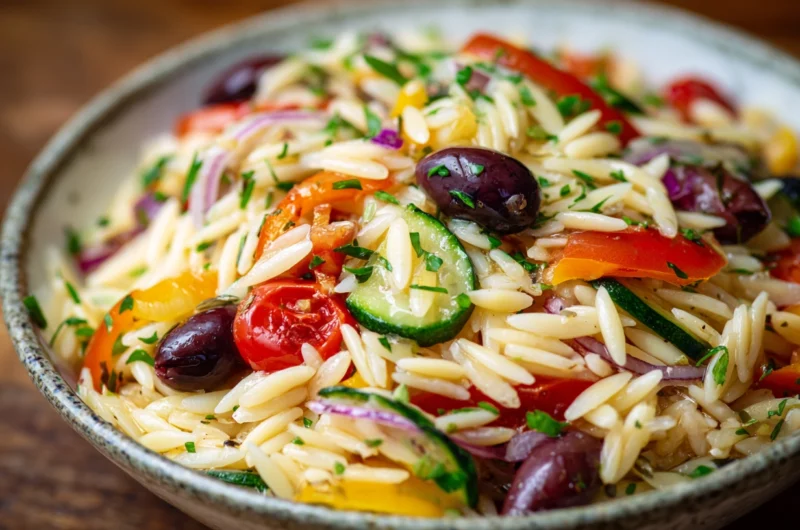 Mediterranean Orzo Salad Recipe