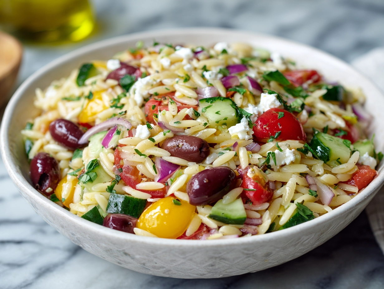Flavor-Packed Mediterranean Orzo Salad Recipe to Try