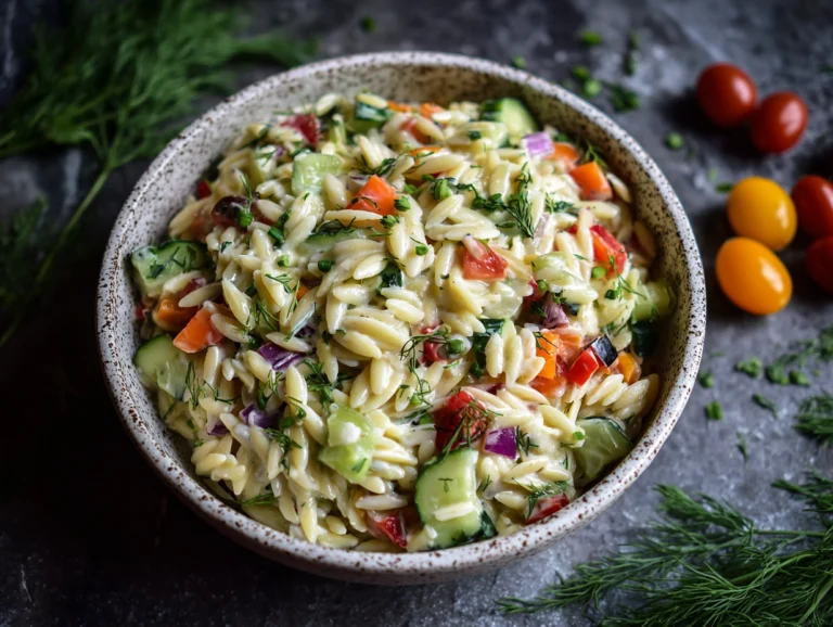 orzo pasta salad..