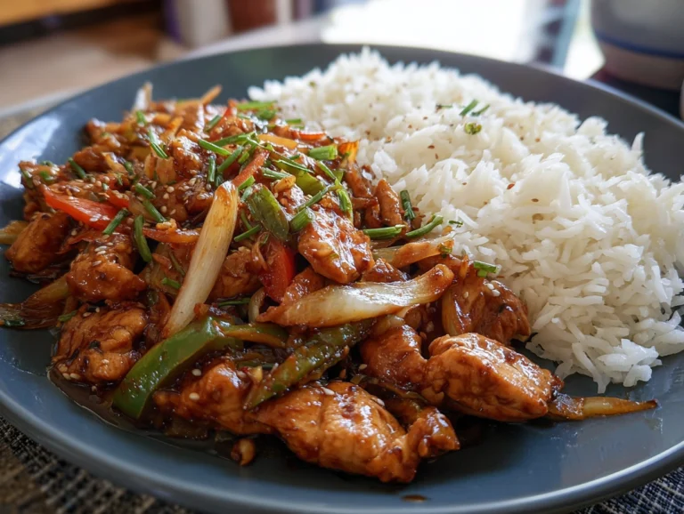teriyaki chicken stir fry.