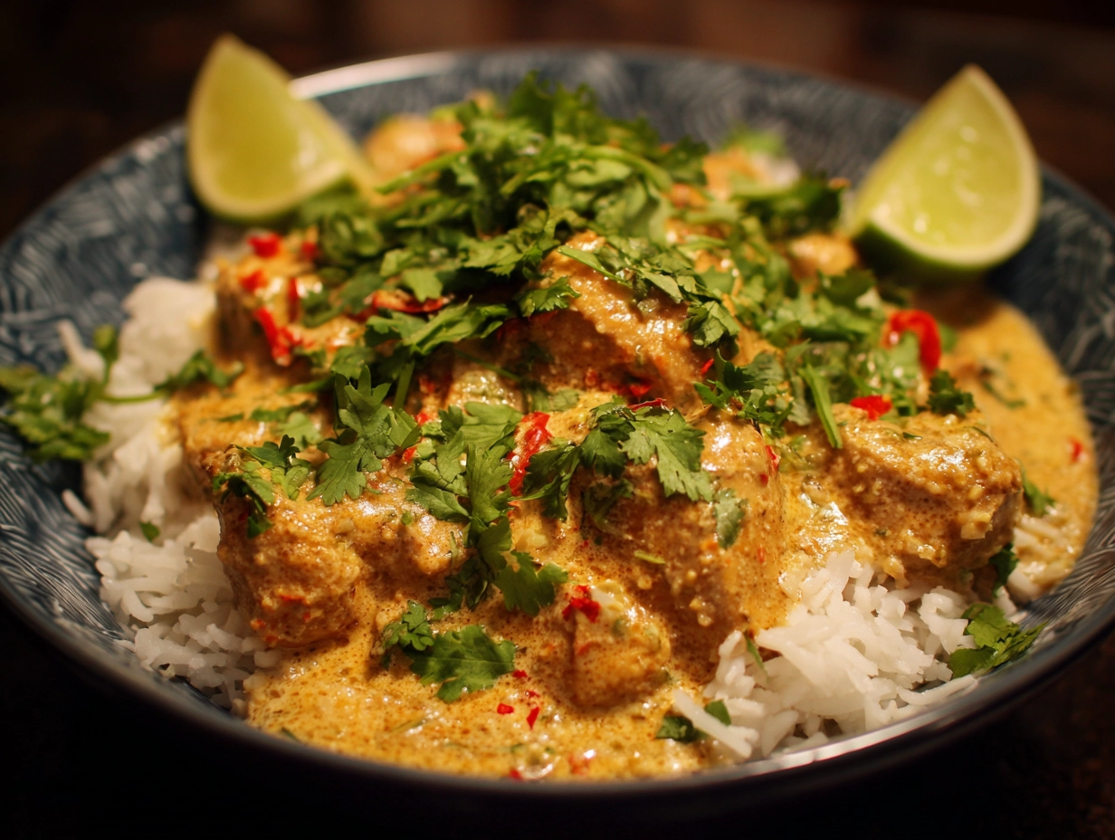 Creamy Thai Coconut Curry Chicken Recipe